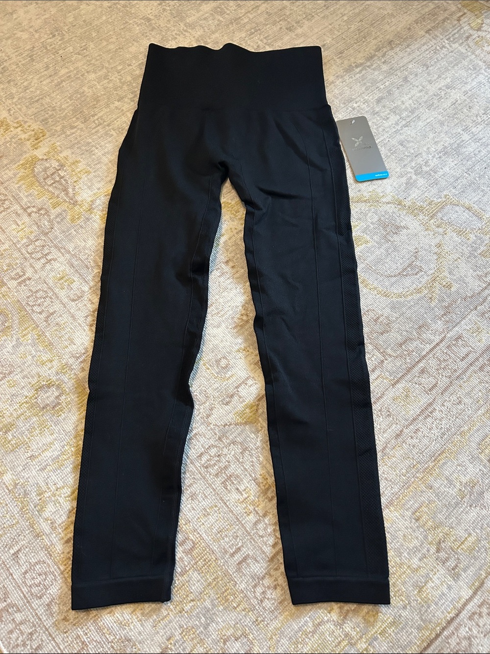 Homma High Waist Black Active Leggings